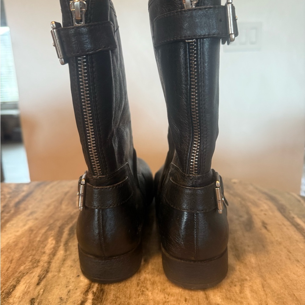 Nine West Black Heeled Boots - Picture 4 of 5